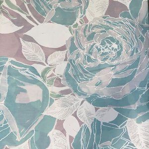 RARE & UNCUT Hand Painted Key West Fabric PETER by Zuzek 1.66 yards